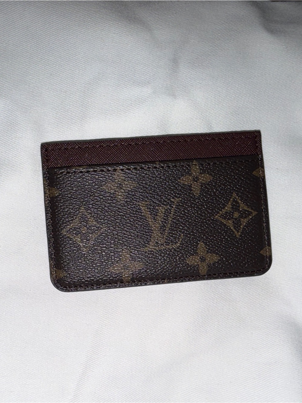 Louis Vuitton Brown Monogram Slim Card & Key Holder
